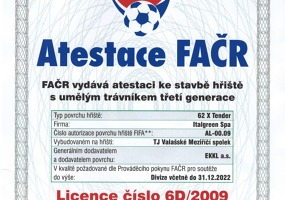 Atestace FAČR